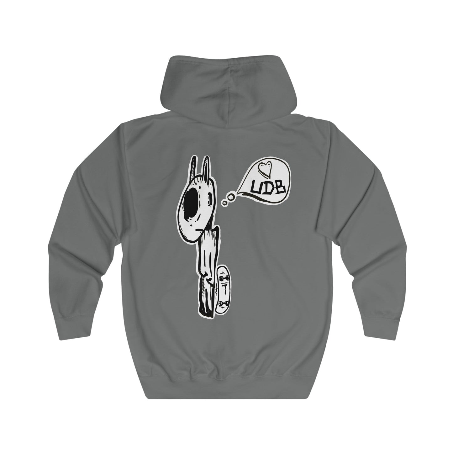 BASISROLLT - Unisex Full Zip Hoodie - "Simple&Love" Printify