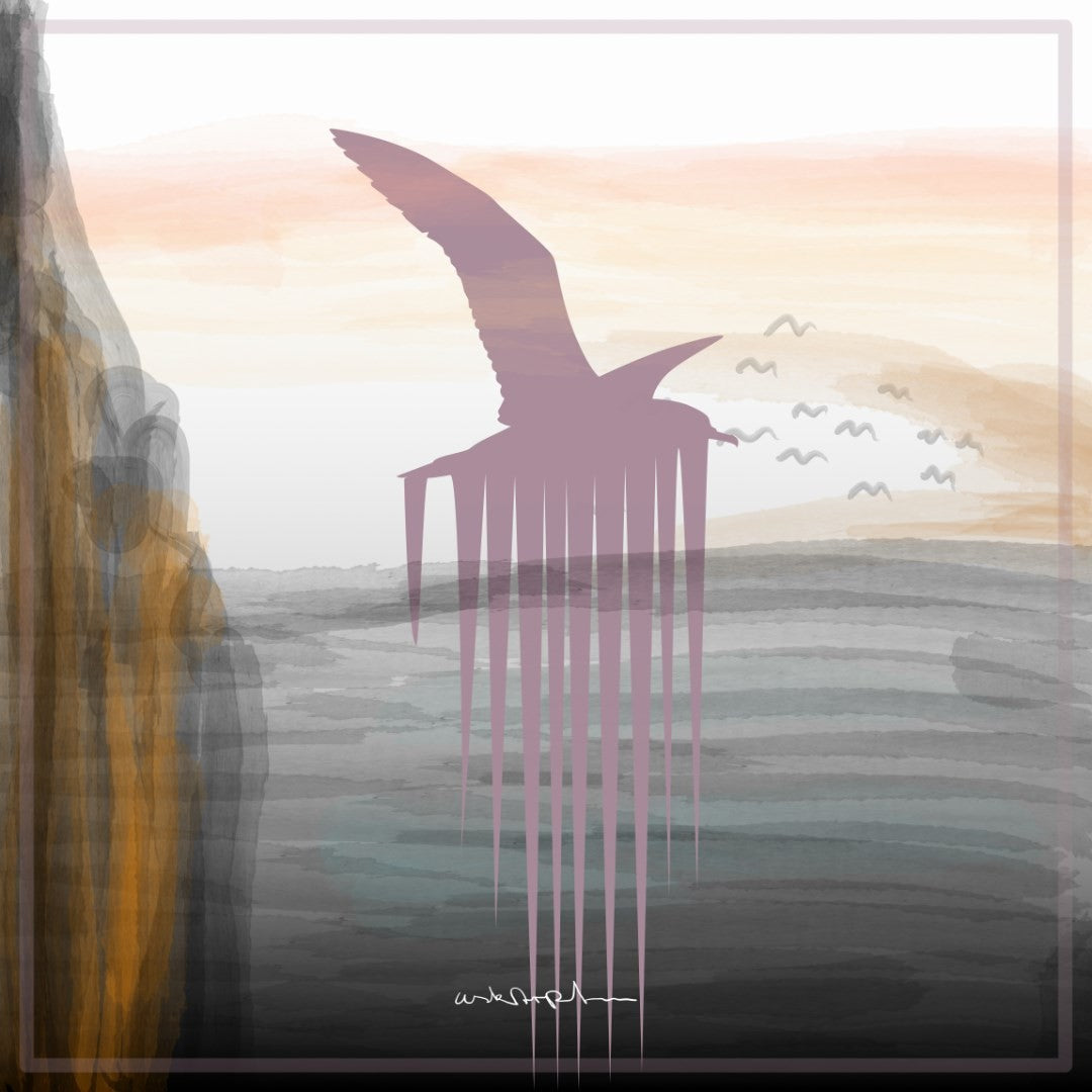 USKARPT- „GULL“ - Print Digitalkunst Kunstdruck