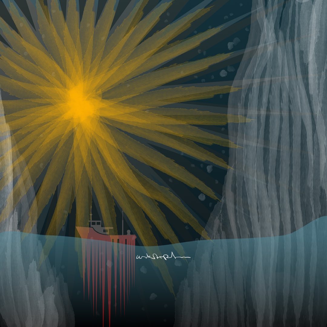 USKARPT- „SEA & SUN“ - Print Digitalkunst Kunstdruck Erik Halisch-EMMJ