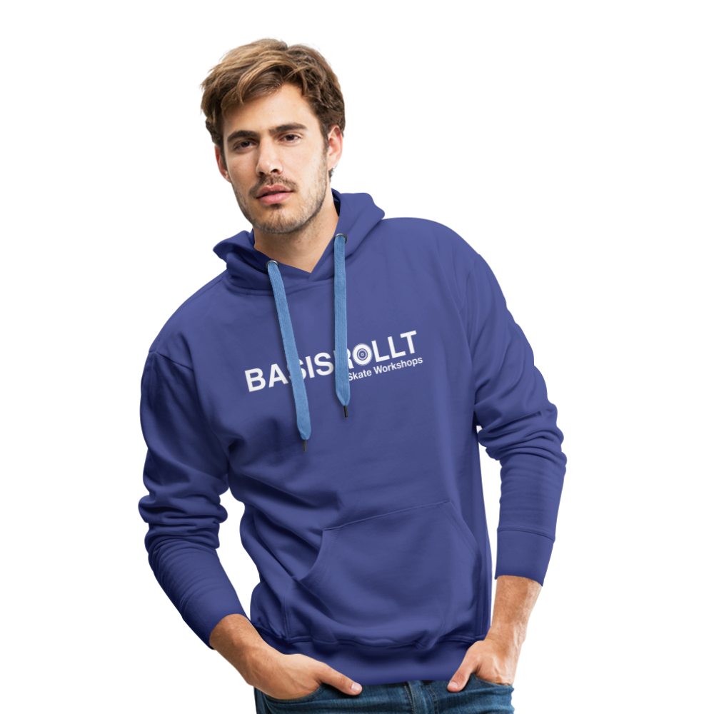 BASISROLLT - Männer Premium Hoodie - Clean&Love - Königsblau