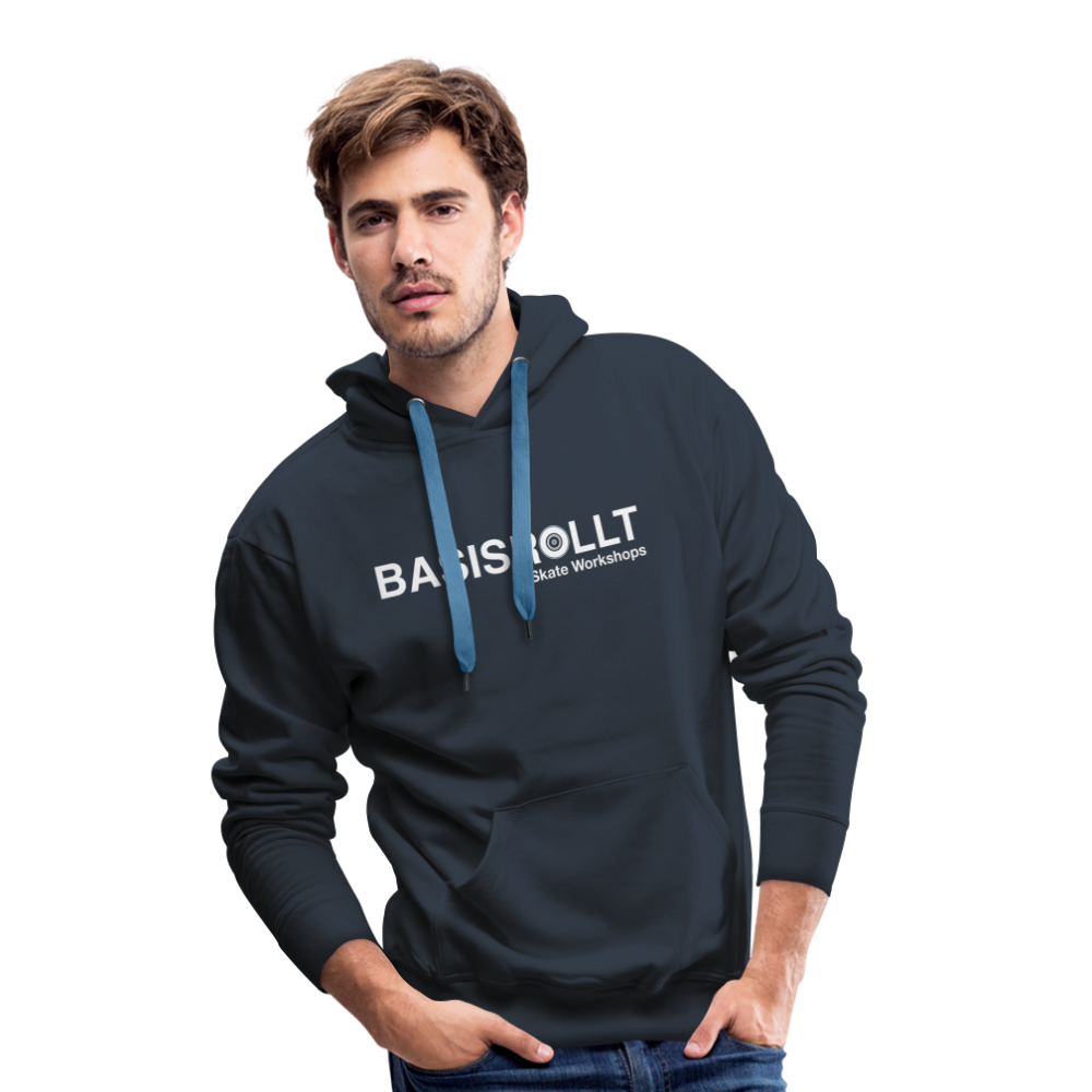 BASISROLLT - Männer Premium Hoodie - Clean&Love - Navy