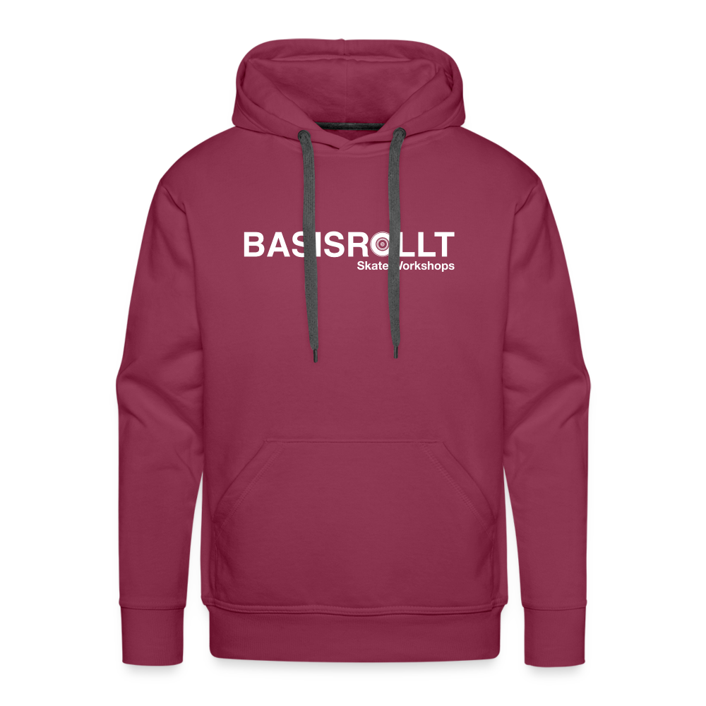 BASISROLLT - Männer Premium Hoodie - Clean&Love - Bordeaux