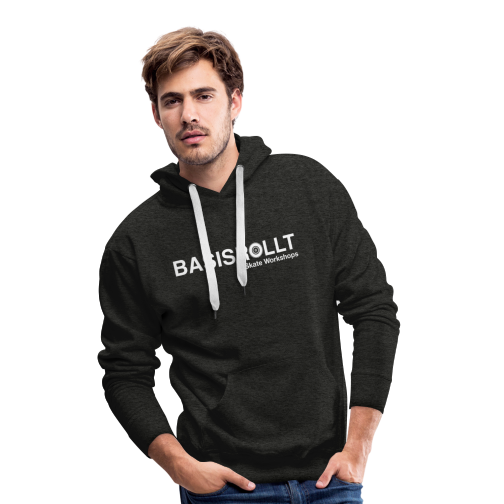 BASISROLLT - Männer Premium Hoodie - Clean&Love - Anthrazit