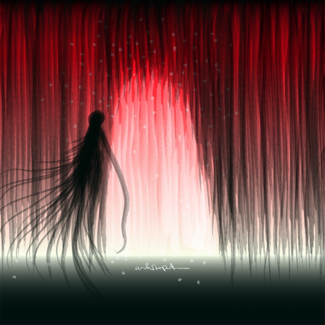 USKARPT- „BEHIND“ - Print Digitalkunst Kunstdruck