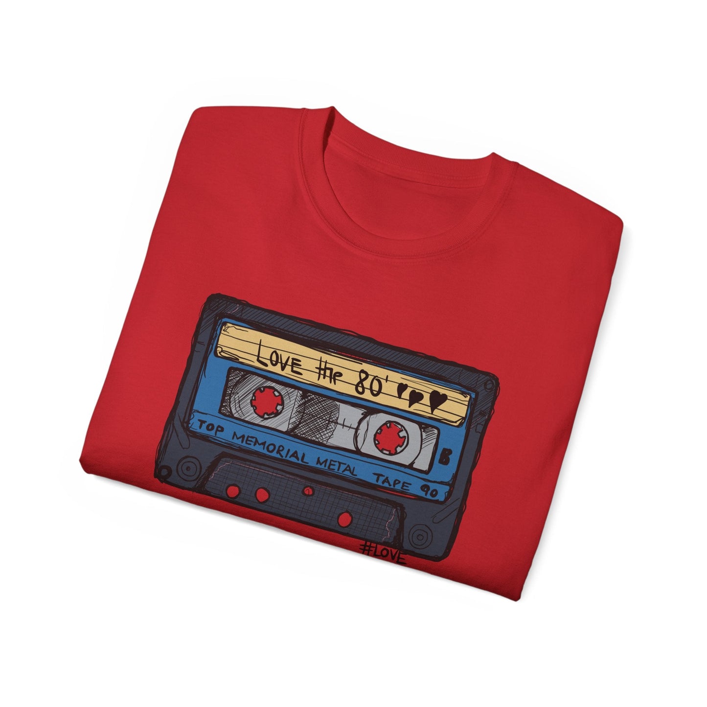 Tape Lover - Love the 80s - blau Printify