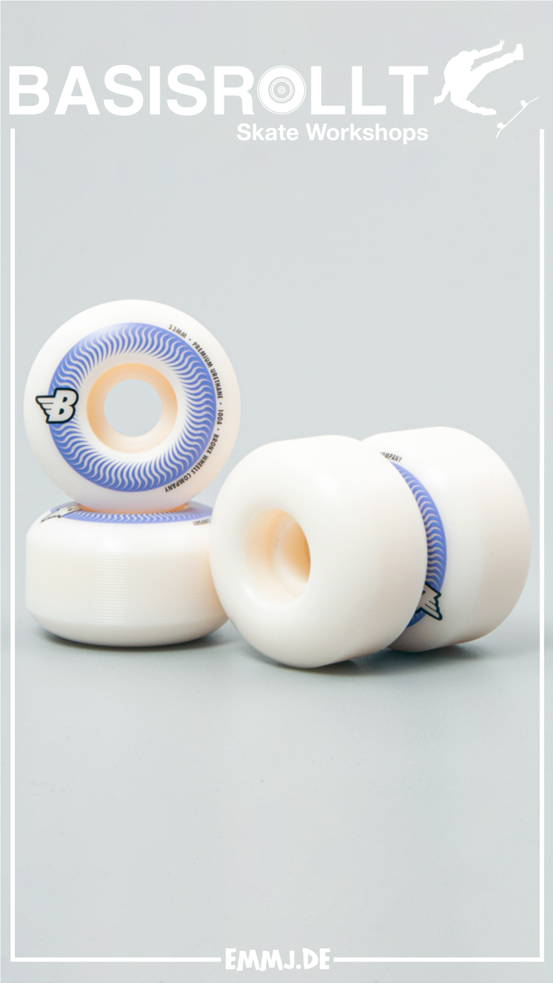 BRONX WHEELS Swirl - Regular Shape 100A, 53mm, FORCE Formula