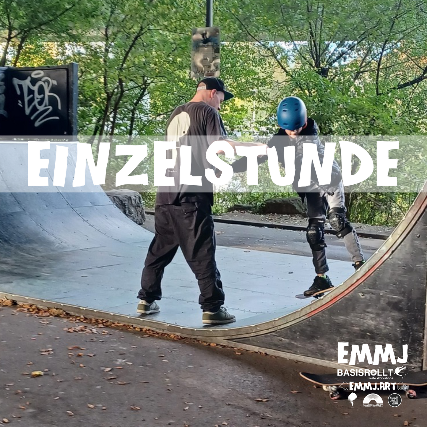 Einzelstunden Skateboard 🛹 Workshop - Skateboardkurs - Skateboardtraining