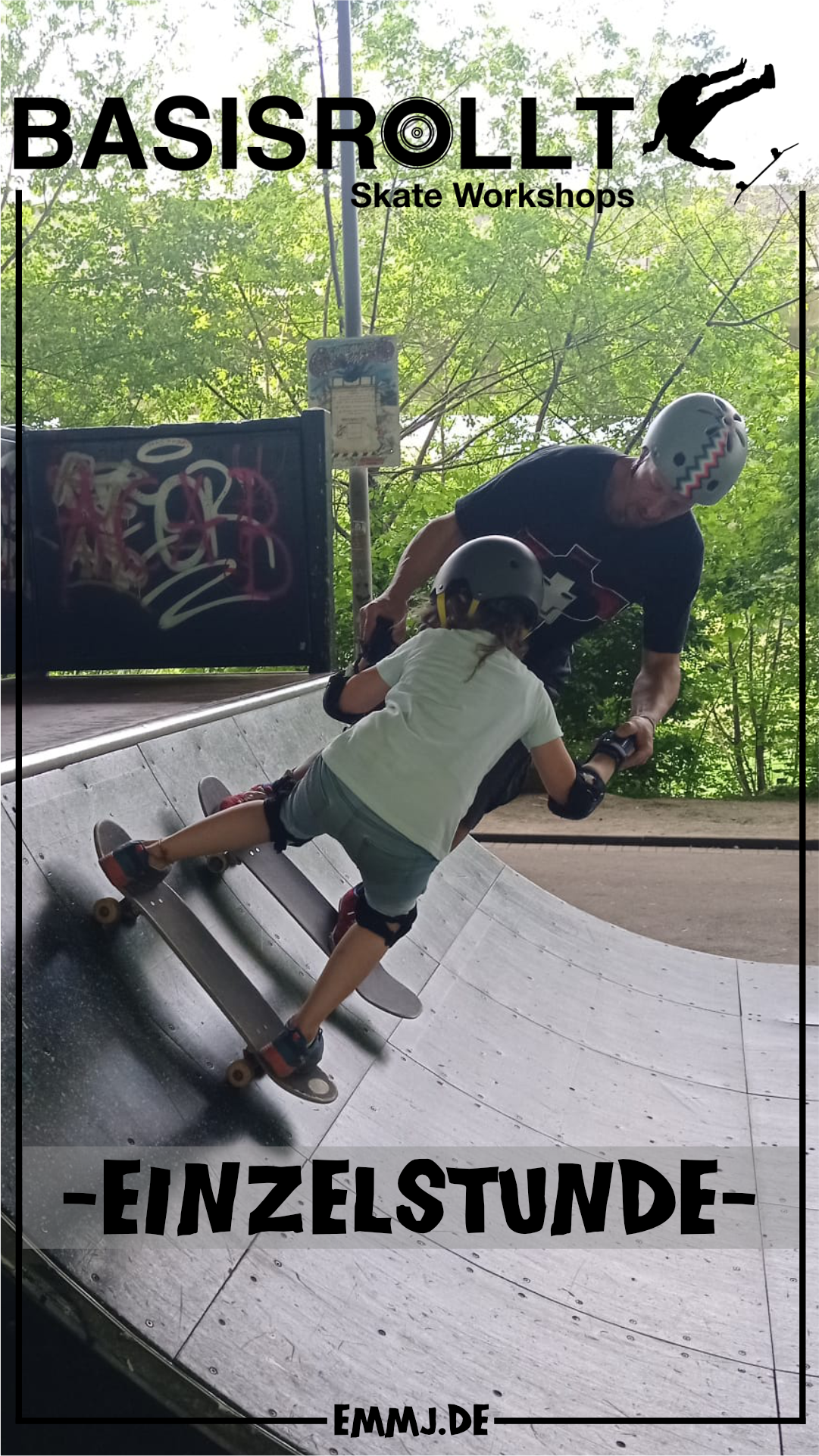 Einzelstunden Skateboard 🛹 Workshop - Skateboardkurs - Skateboardtraining