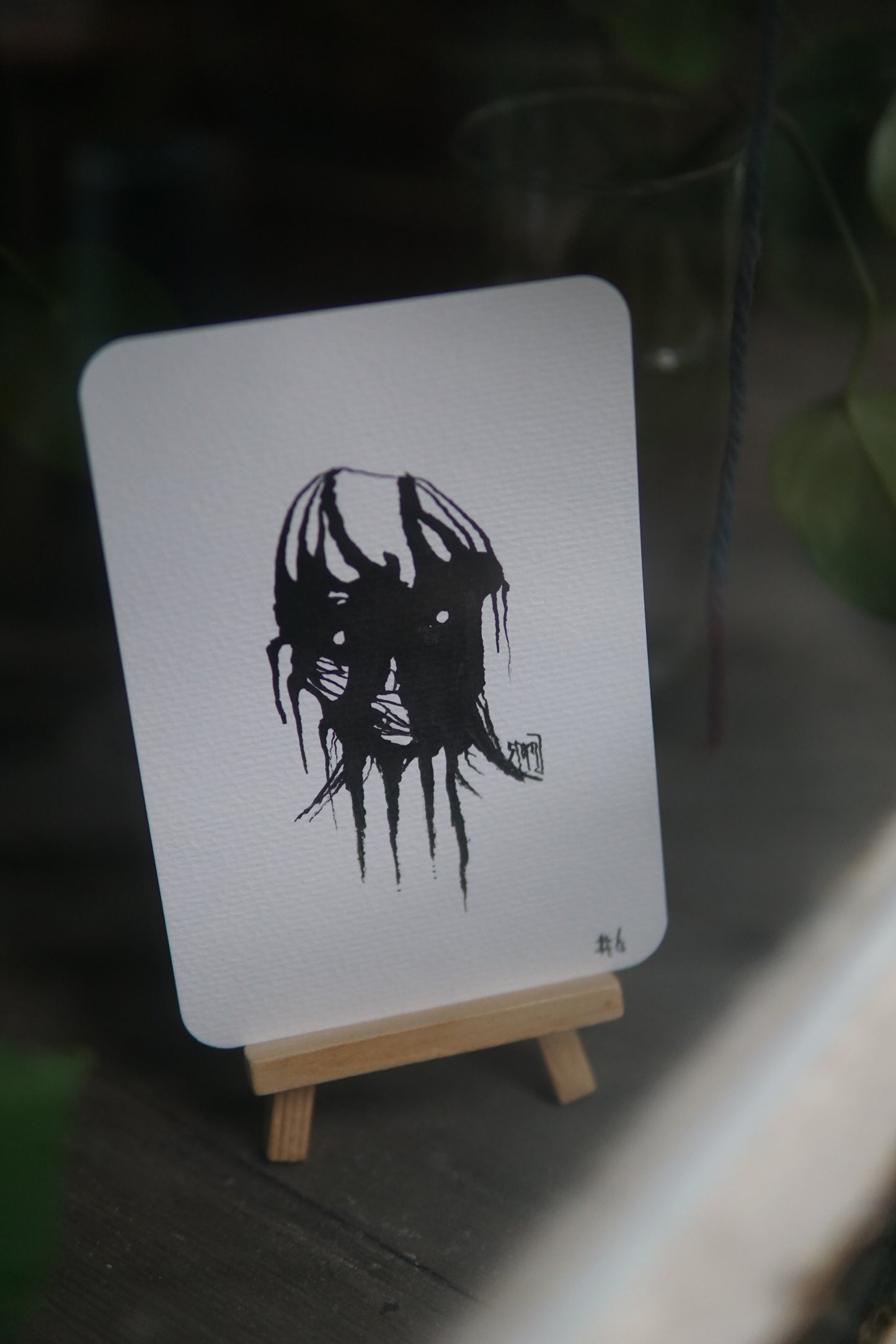 DARCARDS #6 - Gezahnstocherte Tuschekunst - Sammelkarten