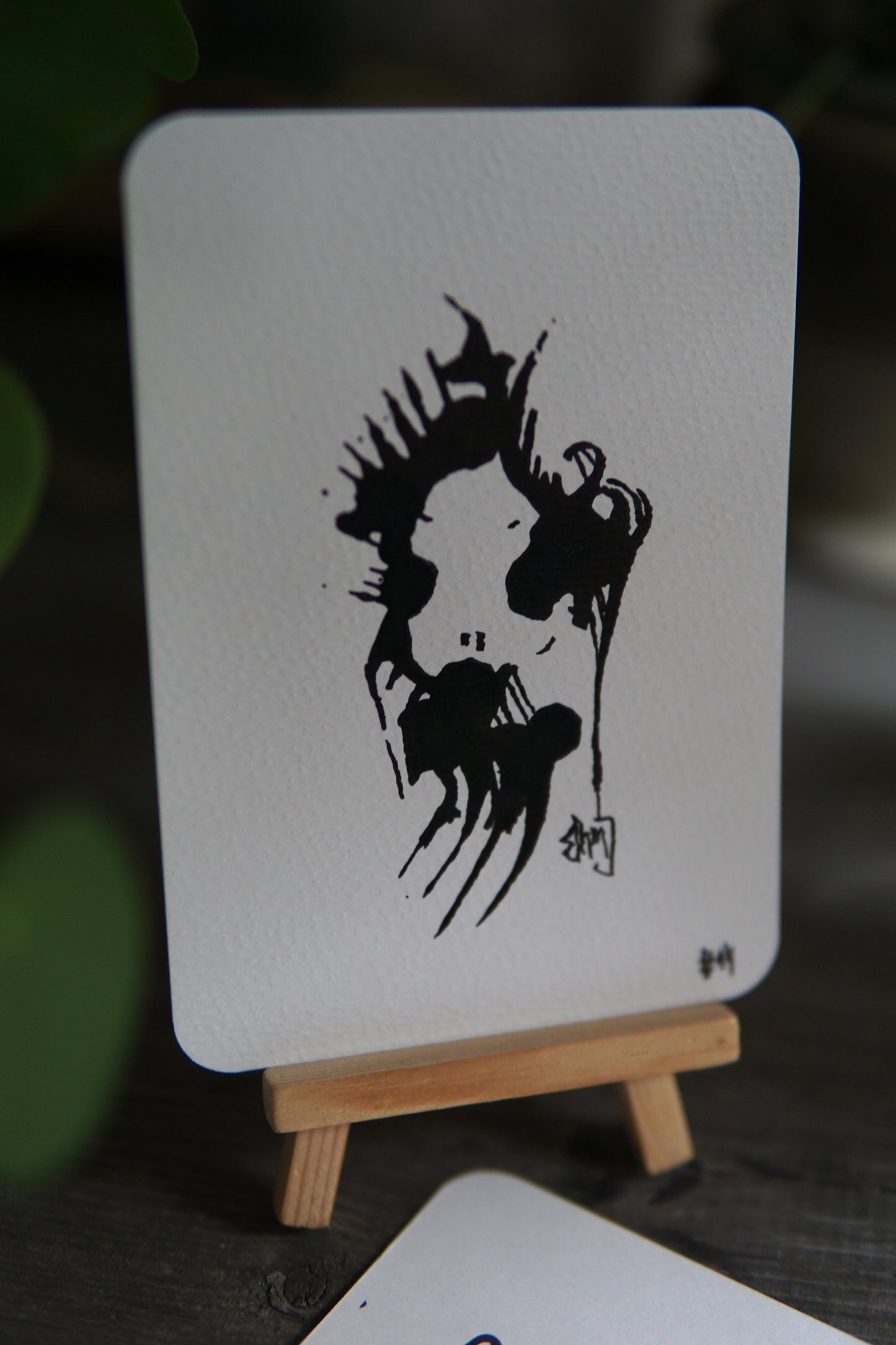 DARCARDS #14 - Gezahnstocherte Tuschekunst - Sammelkarten - Monster Kunst Erik Halisch-EMMJ