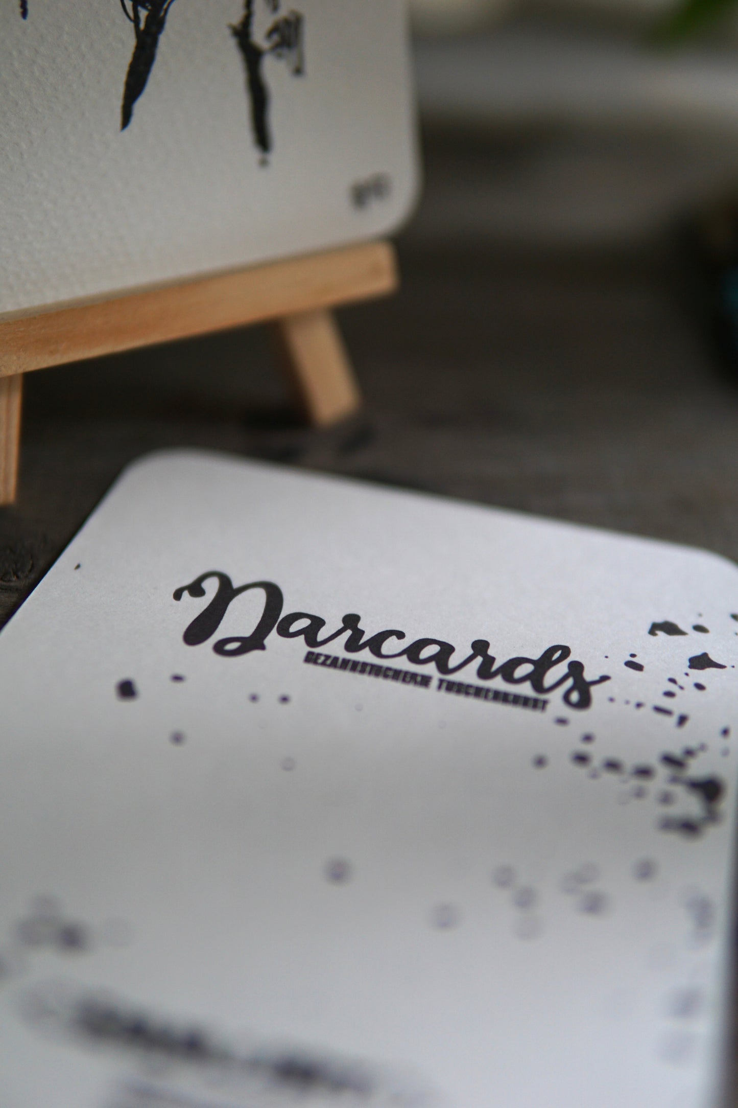 DARCARDS #17 - Gezahnstocherte Tuschekunst - Sammelkarten - Monster Kunst Erik Halisch-EMMJ