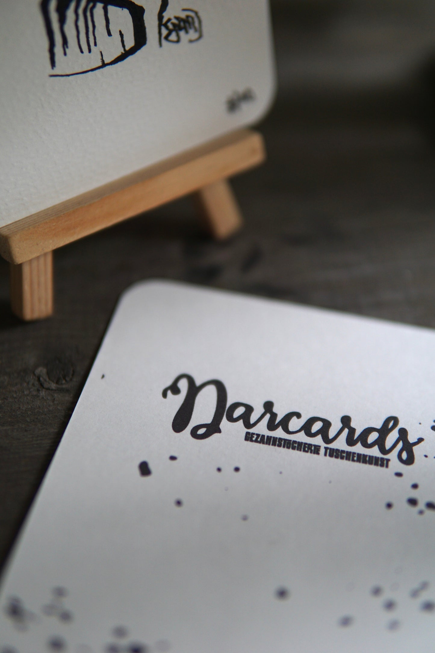 DARCARDS #10 - Gezahnstocherte Tuschekunst - Sammelkarten - Monster Kunst Erik Halisch-EMMJ