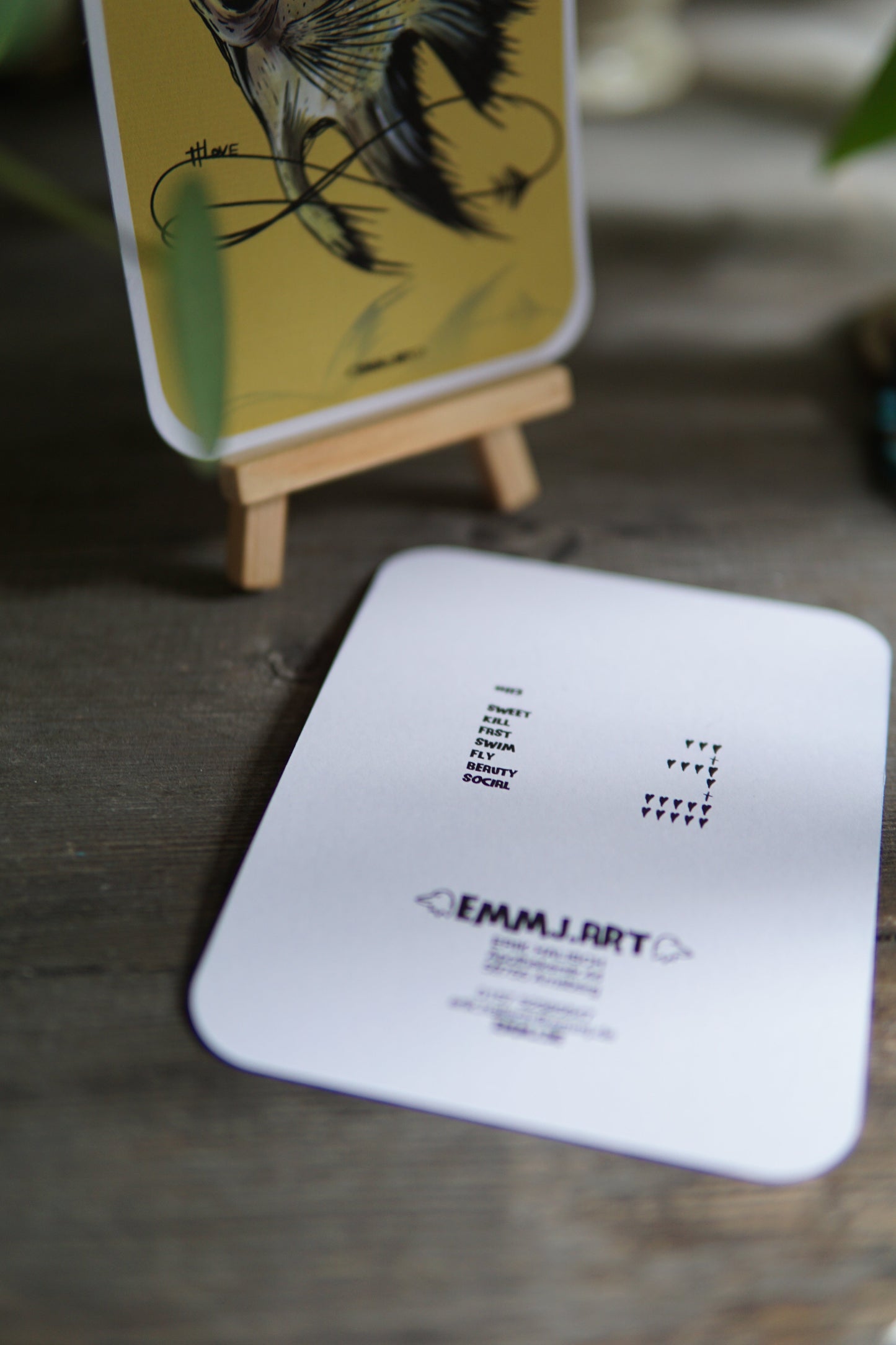 Heart&Cross #137- Sammelkarten - Skalar - gelb Erik Halisch-EMMJ