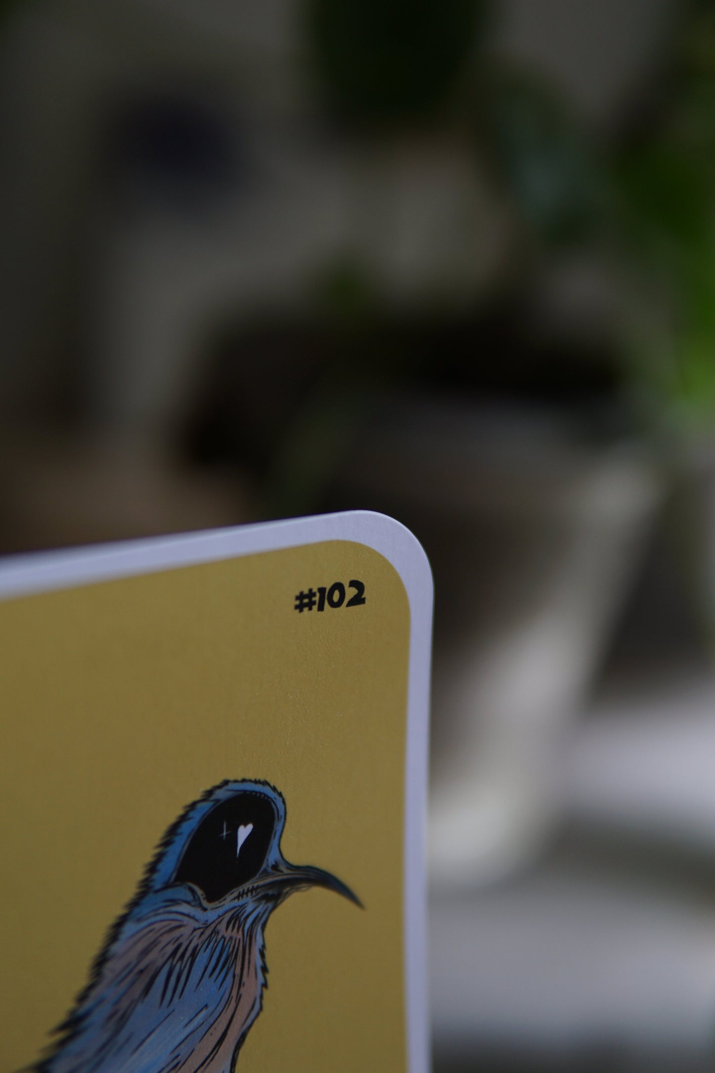 Heart&Cross #102- Sammelkarten - Eisvogel - gelb Erik Halisch-EMMJ