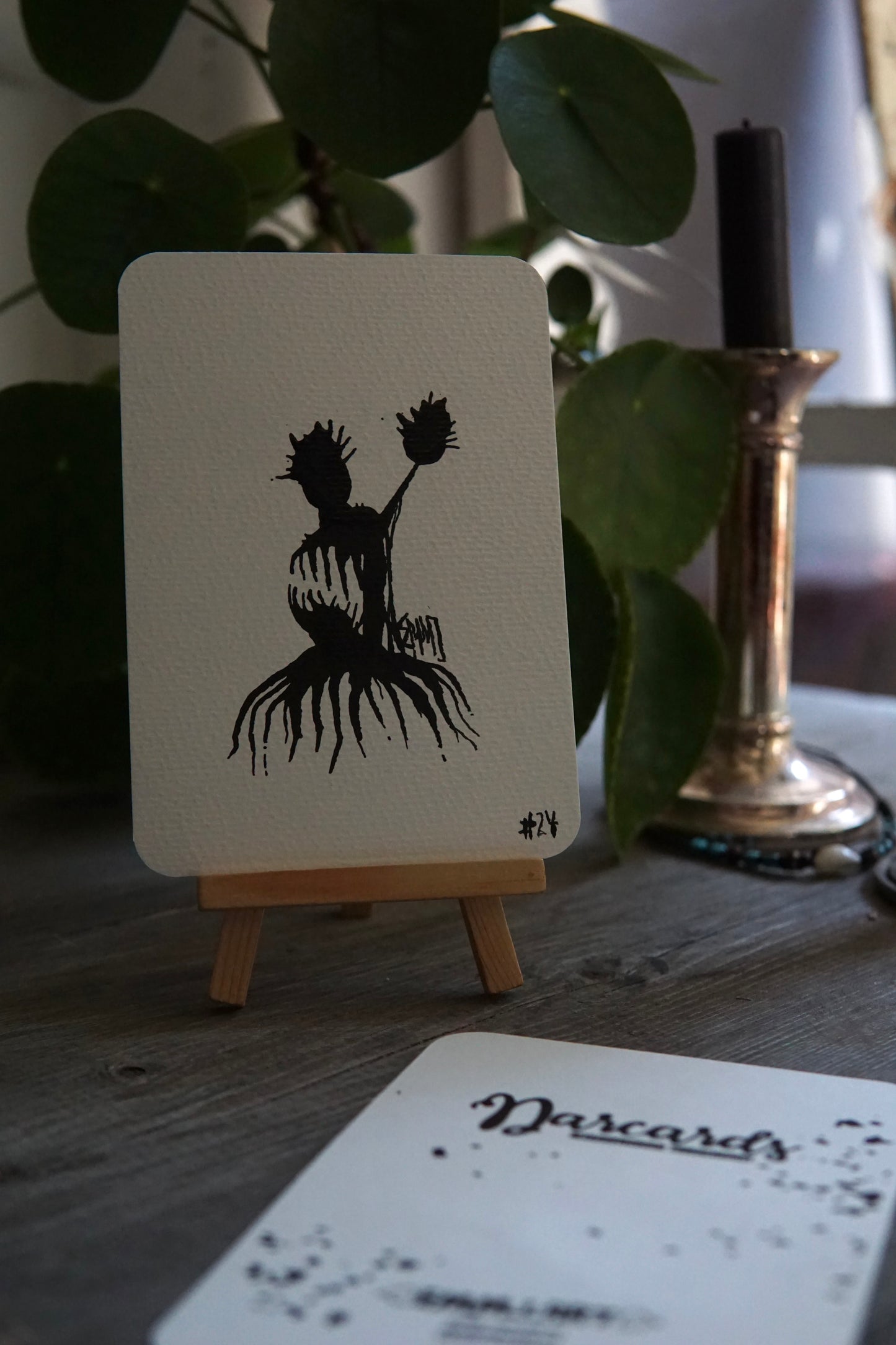 DARCARDS #24 - Gezahnstocherte Tuschekunst - Sammelkarten - Monster