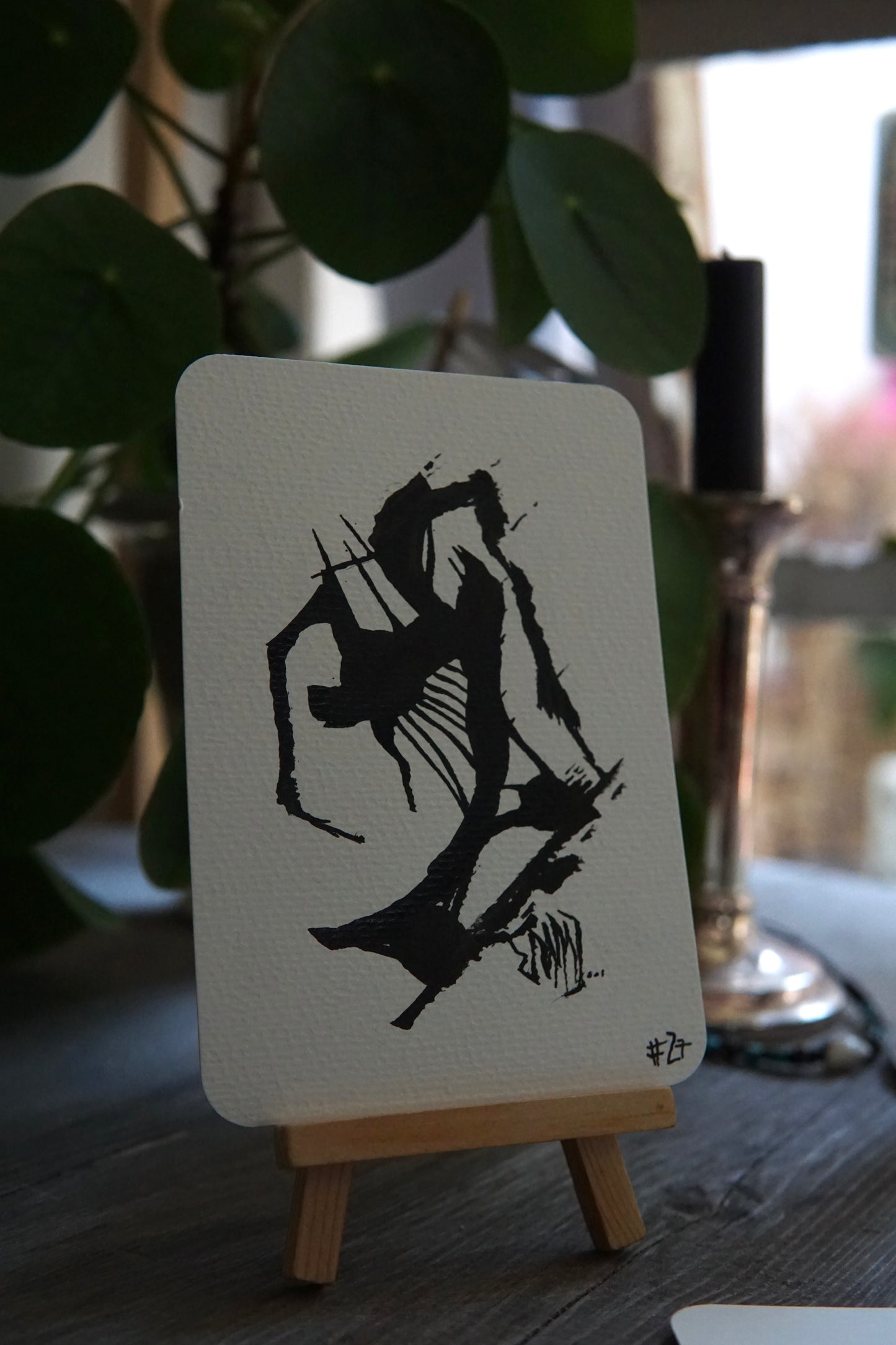DARCARDS #27 - Gezahnstocherte Tuschekunst - Sammelkarten - Monster