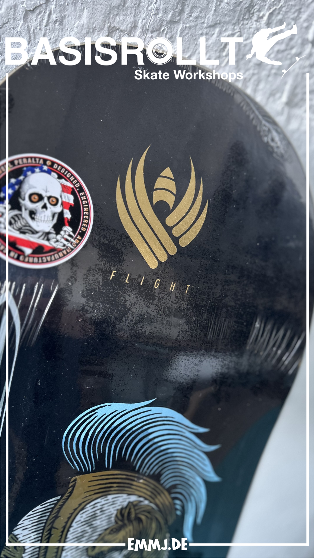 Powell-Peralta Flight Pro Shape 315 K26 Dan Corrigan Chess Skulls 8.4