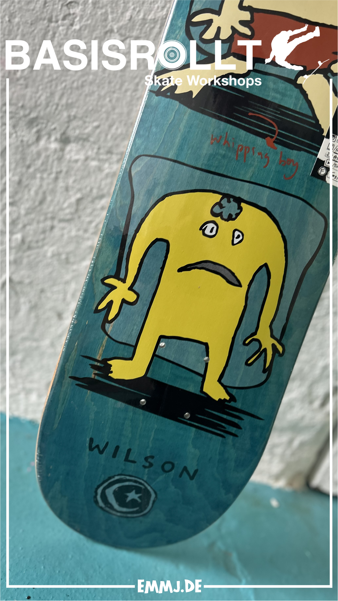 Foundation Wilson Whipping Boy 8.0” Skateboard Deck