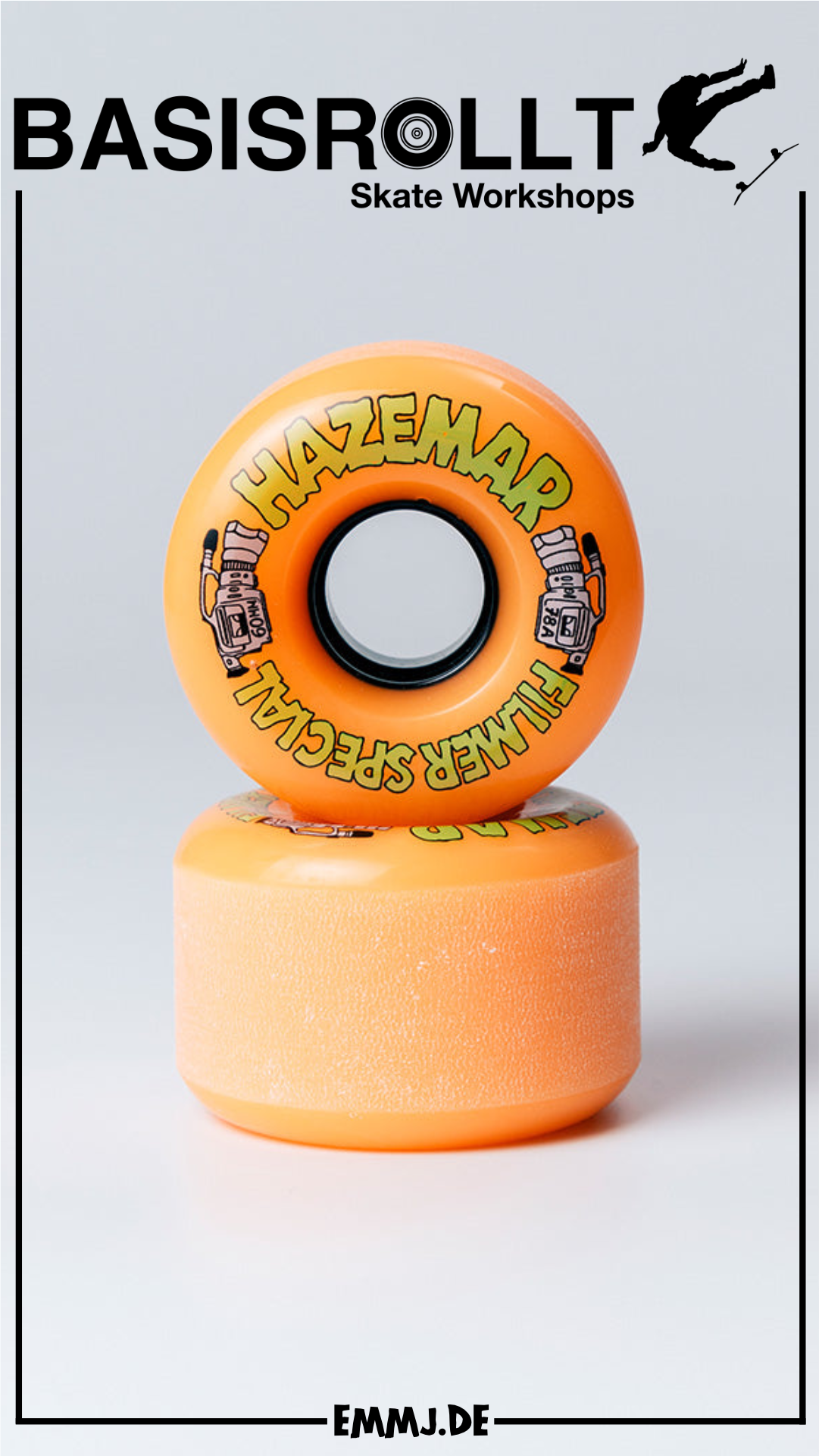 HAZE WHEELS Hazemar Orange - Softies 78A, 60mm