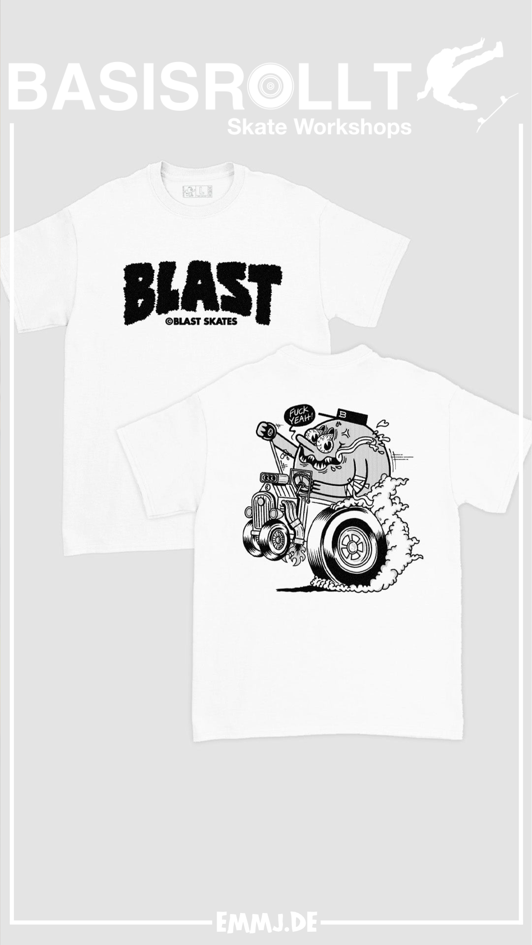 BLAST SKATES TEAM BLAST T-SHIRT
