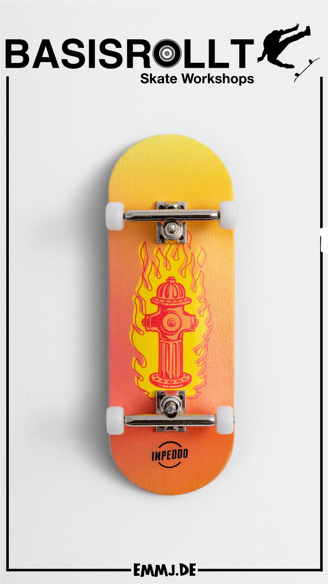 INPEDDO Fingerboard Compl. 3rd Gen, HYDRANT - 34mm