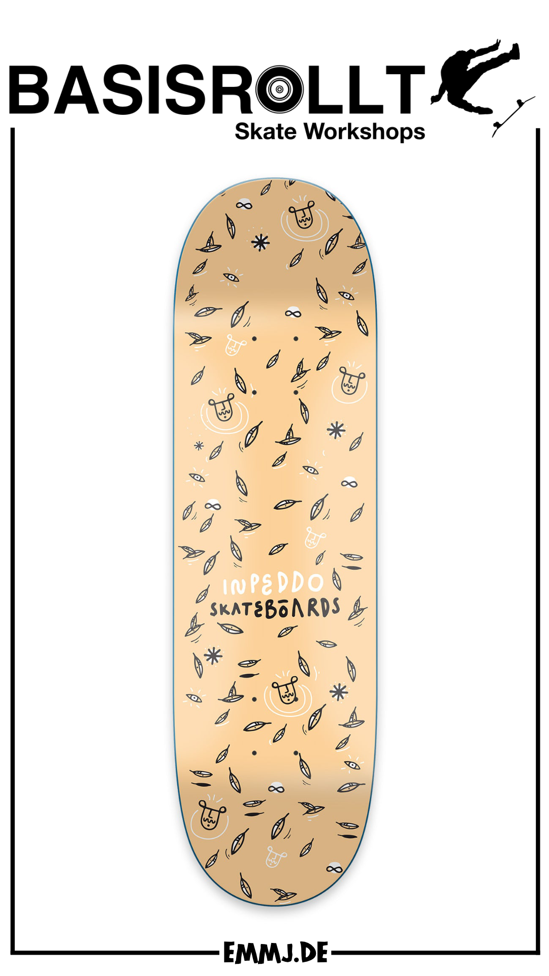 INPEDDO Leafs - Short & Wide Deck