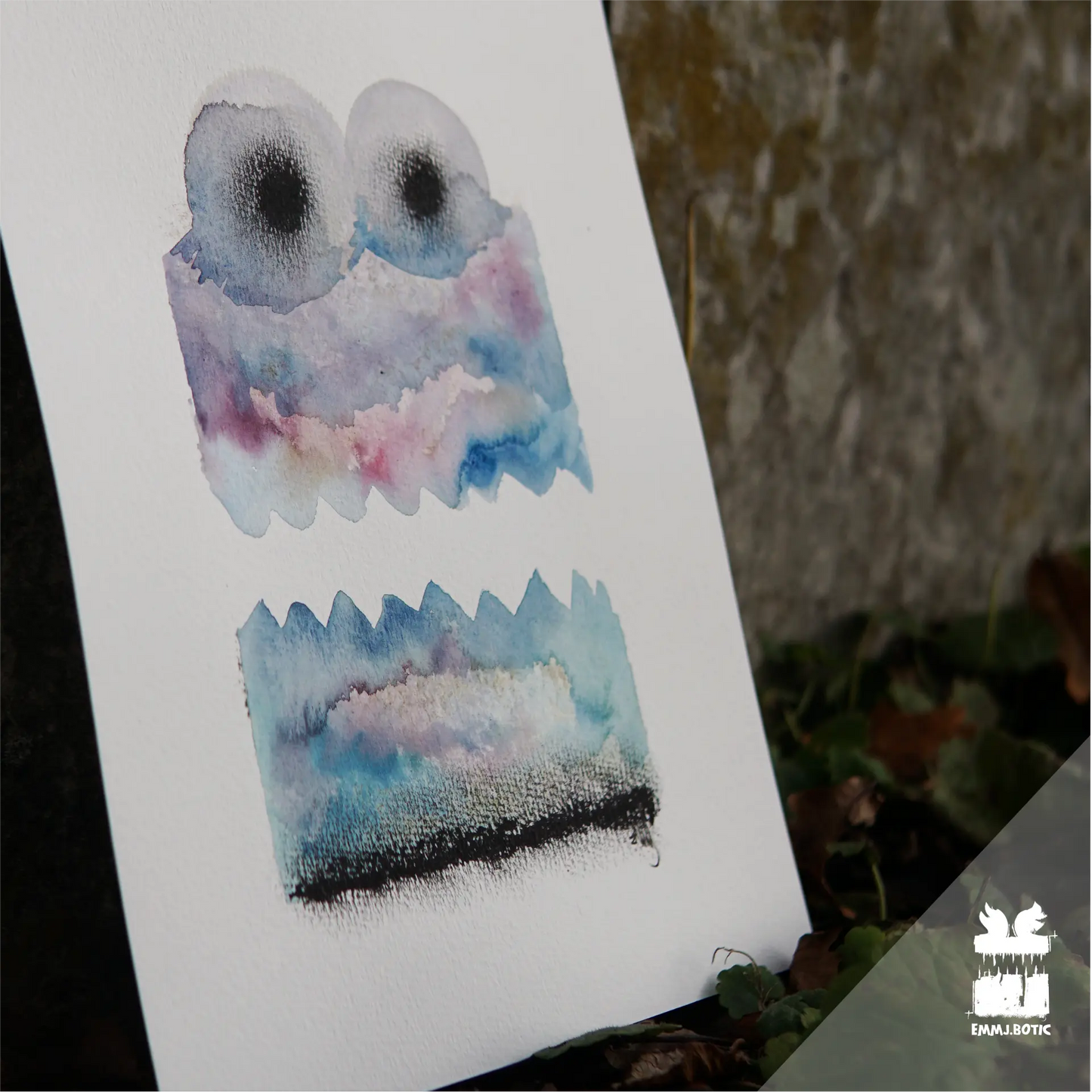 🤖💀🎨#247 "Croakshade: The Azure Amphibian Fiend" Erik Halisch-EMMJ