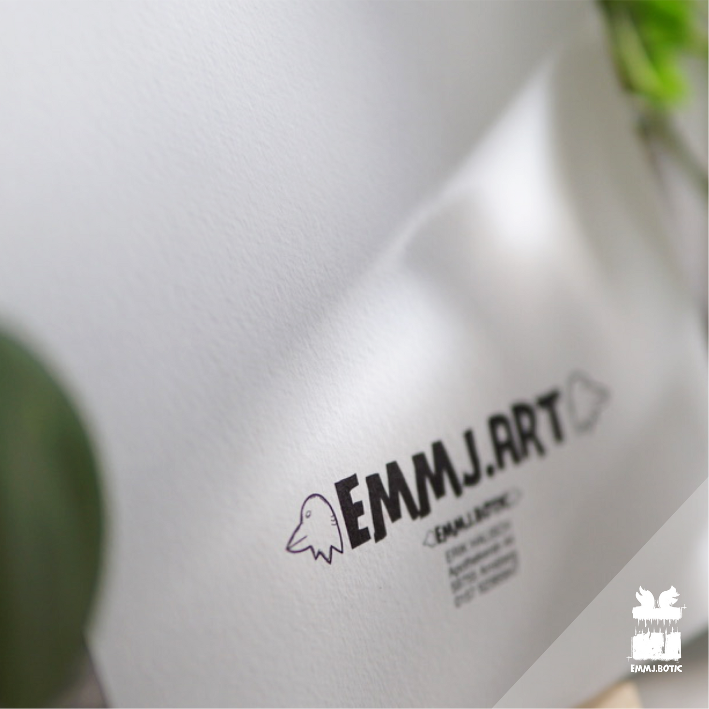 🤖💀🎨#289 "Pinkwood Enigma: Arboreal Glare" Aquarell Monster Kunst Erik Halisch-EMMJ