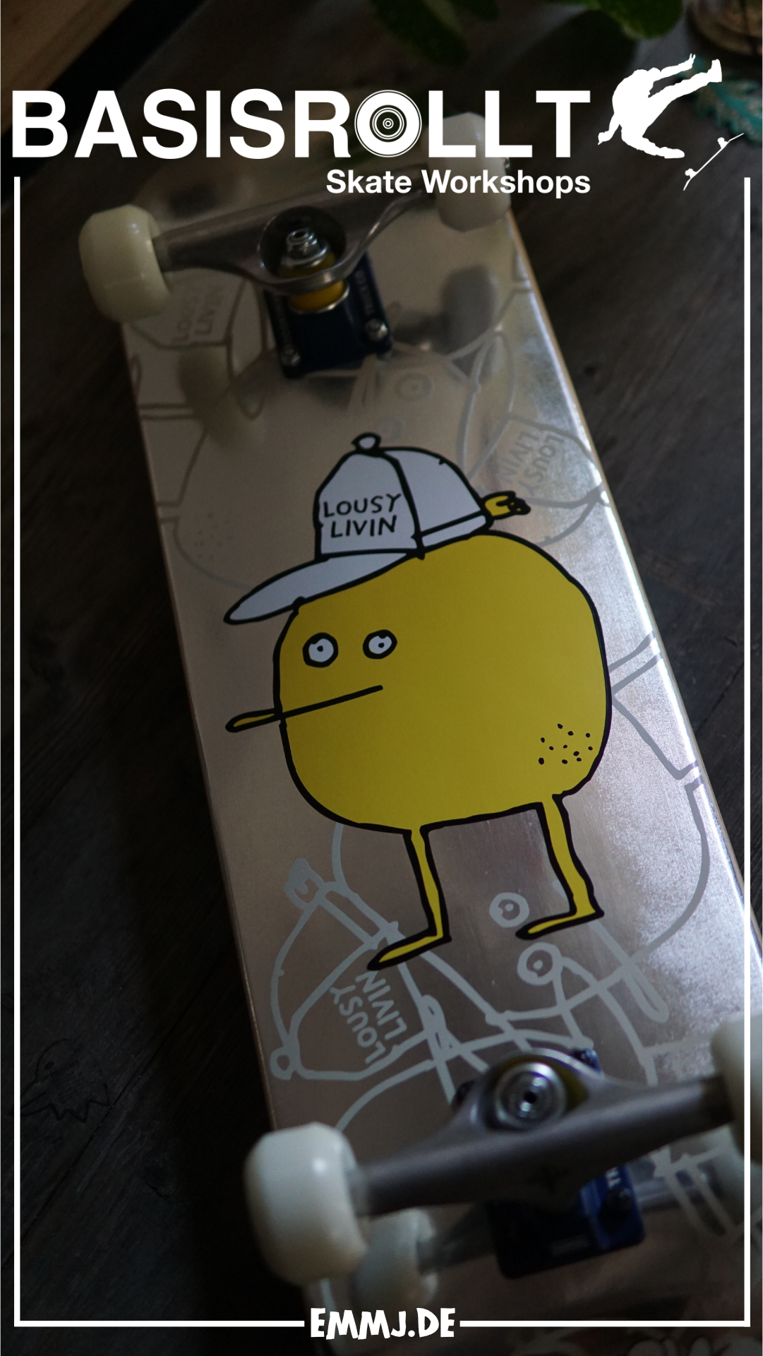 INPEDDO Silver Lemon - Skateboard Prem Complete 8