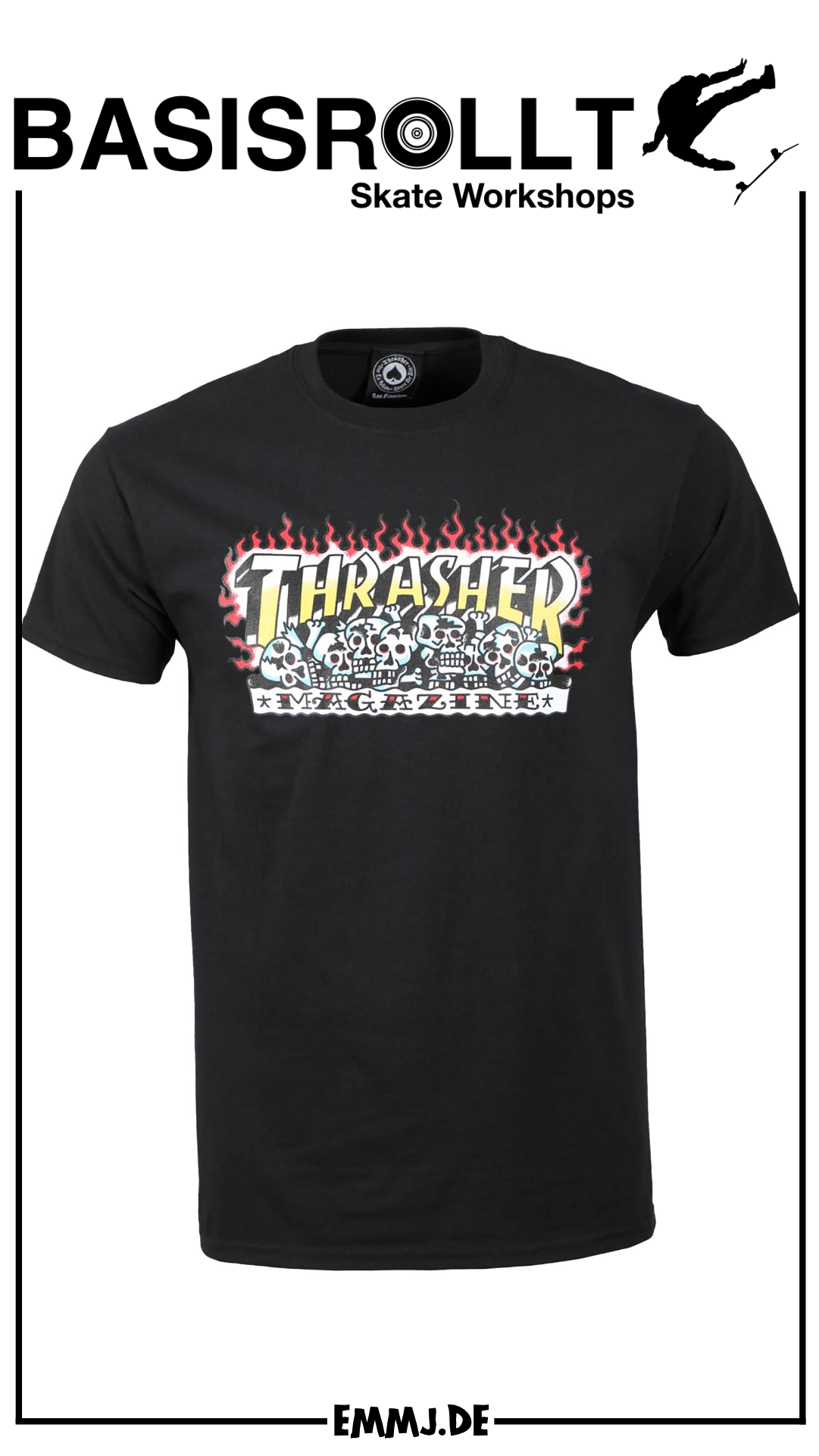 Thrasher Krak Skulls T-Shirt M