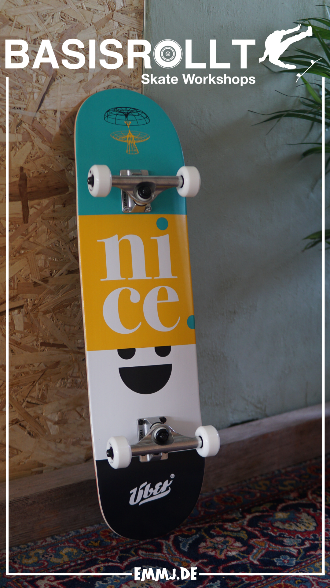 Über Über - ÜBER NICE, Skateboard 3-Star Complete 8.125