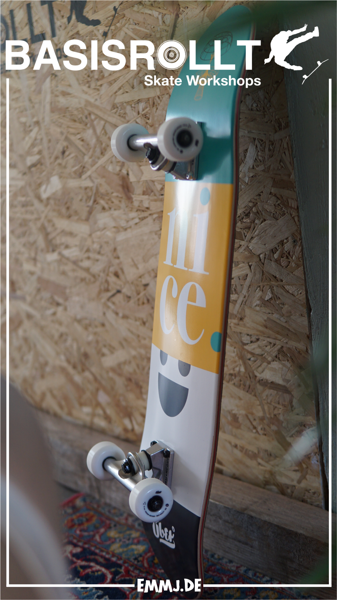 Über Über - ÜBER NICE, Skateboard 3-Star Complete 8.125 Erik Halisch-EMMJ