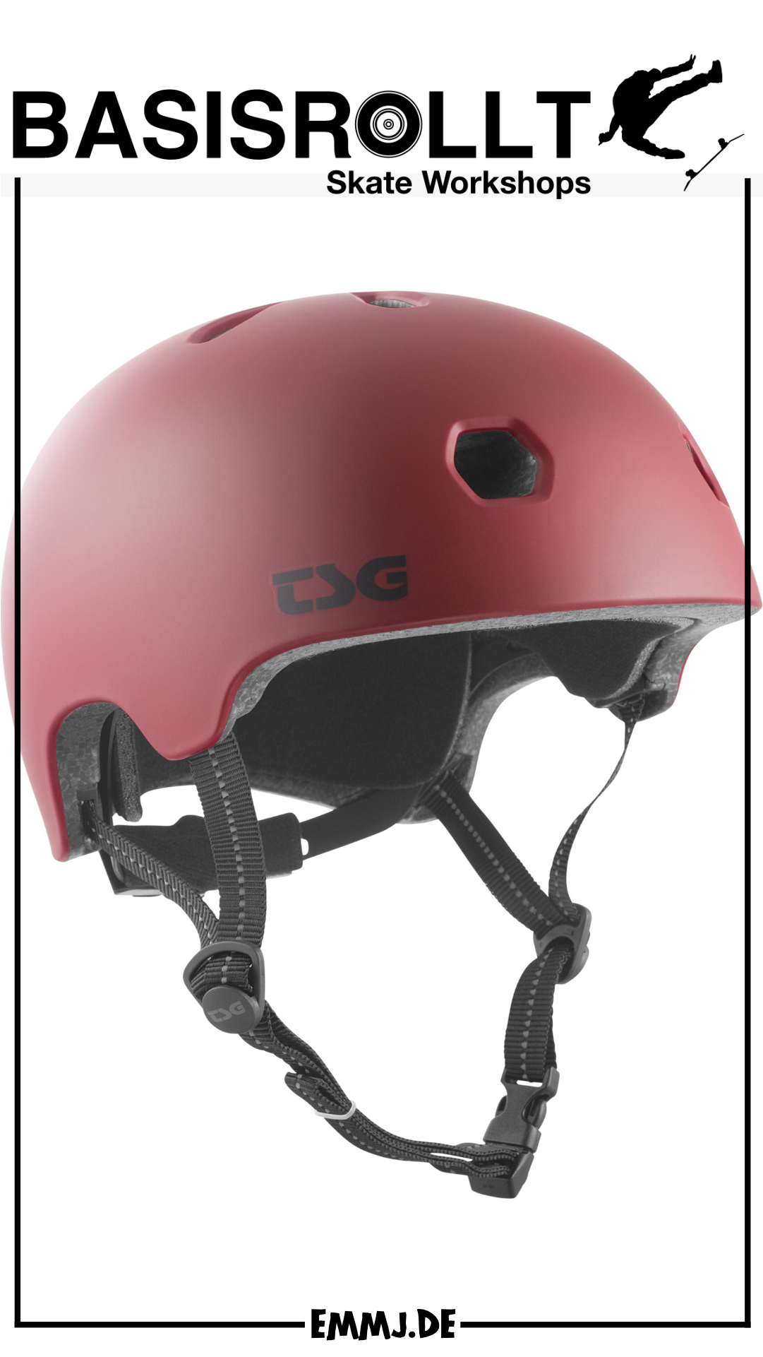 TSG META SOLID COLOR satin oxblood L/XL