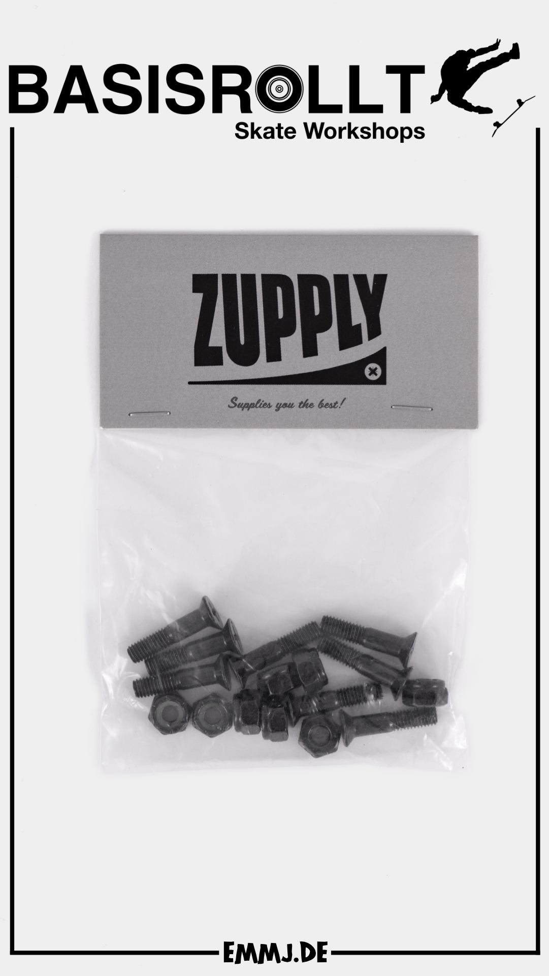 ZUPPLY 7/8" Montageset - Innensechskant, black/silver