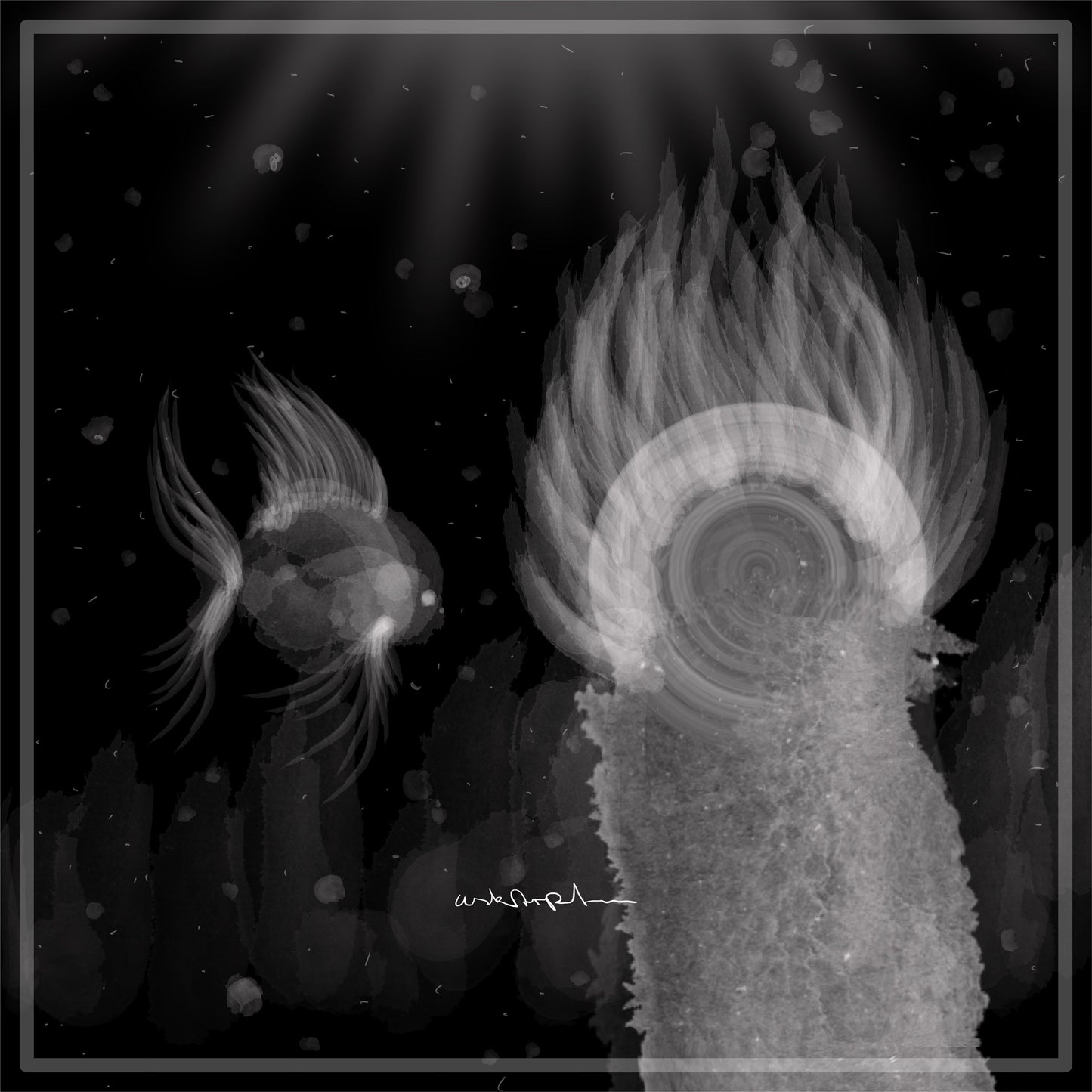 USKARPT- „Coral&Fish“ - Print Digitalkunst Kunstdruck Erik Halisch-EMMJ