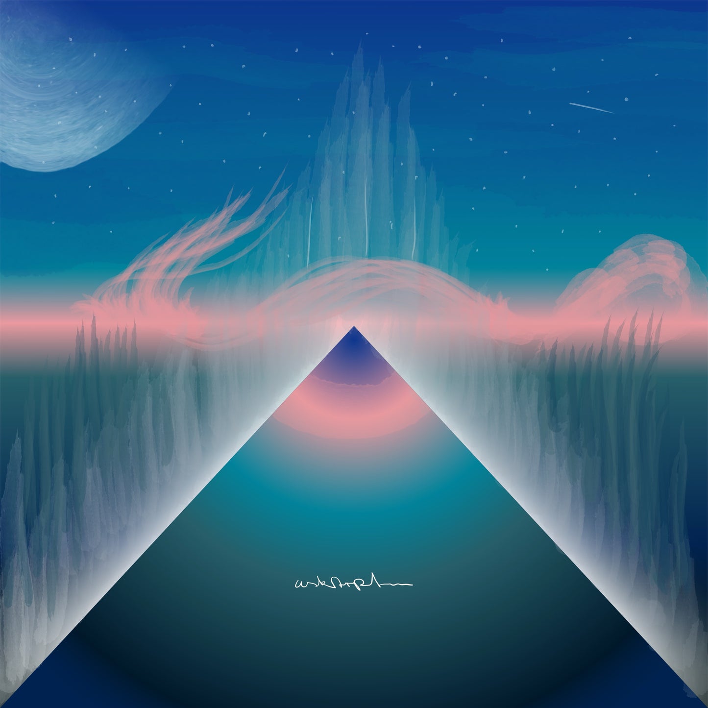 USKARPT- „Dimension Wave“ - Print Digitalkunst Kunstdruck