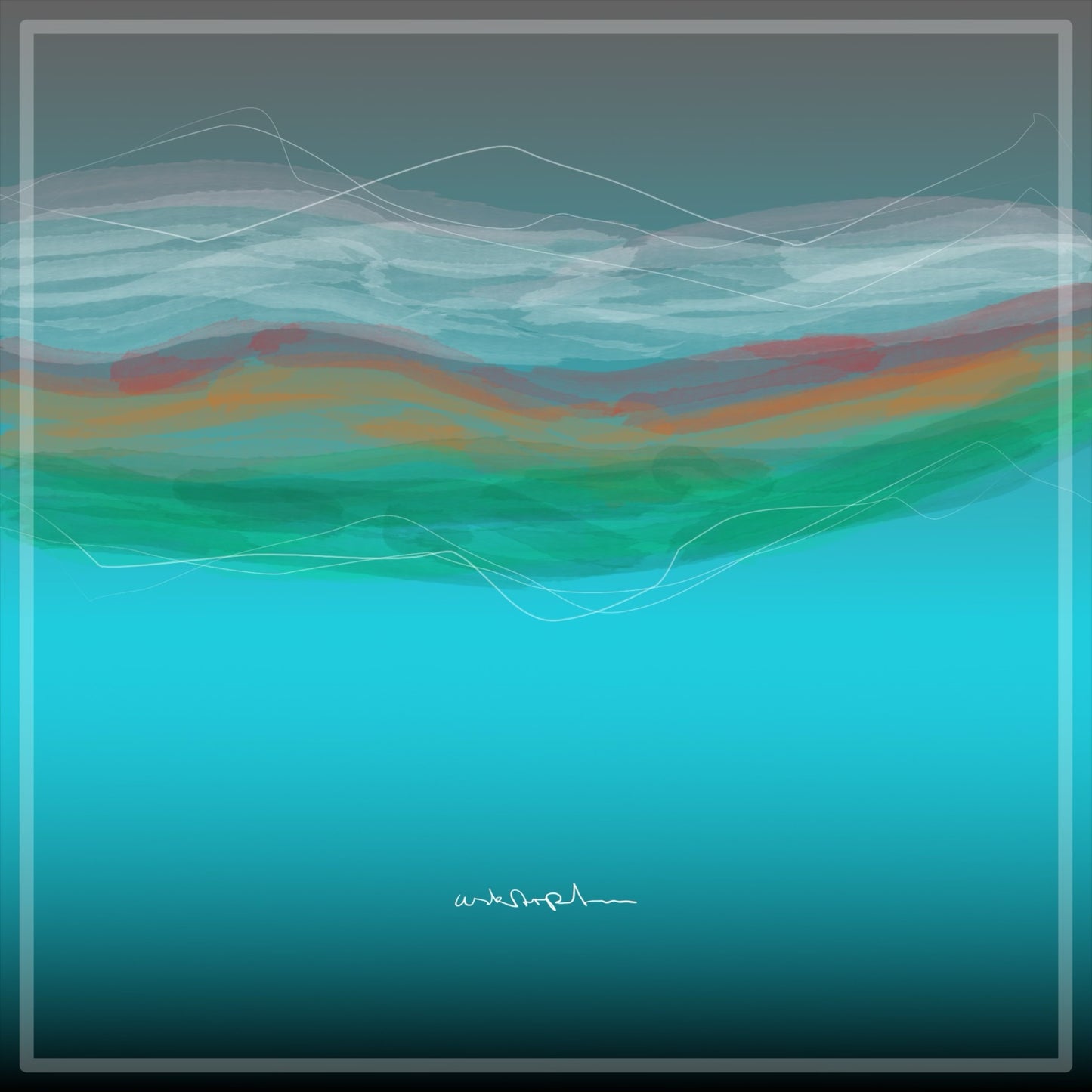 USKARPT- „Colored Clouds“ - Print Digitalkunst Kunstdruck