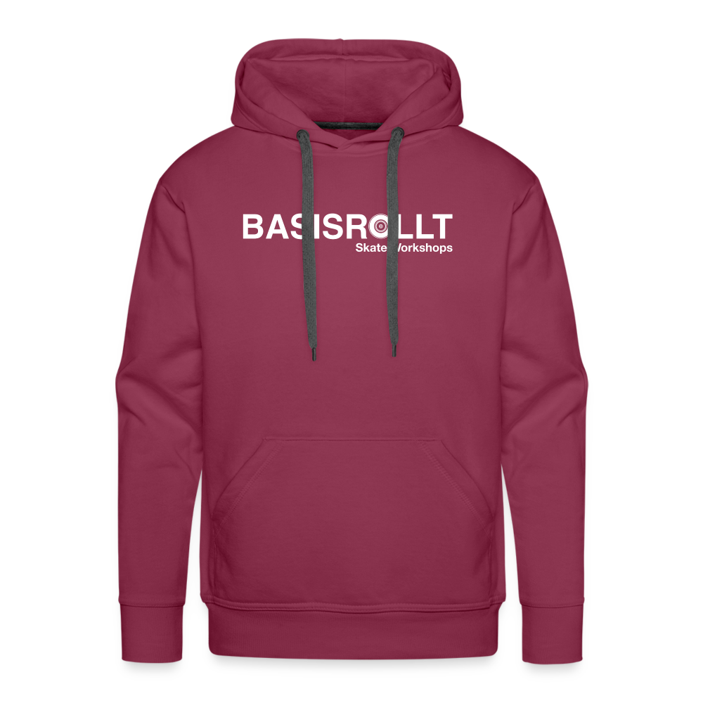 BASISROLLT - Männer Premium Hoodie - Clean&Love - Bordeaux