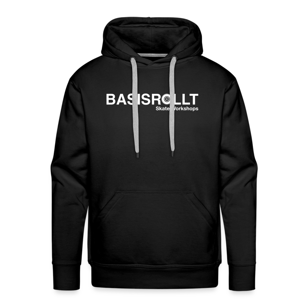 BASISROLLT - Männer Premium Hoodie - Clean&Love - Schwarz