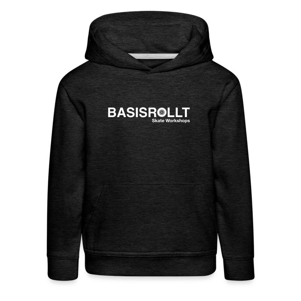 BASISROLLT - Kinder Premium Hoodie - CLEAN&LOVE - Anthrazit