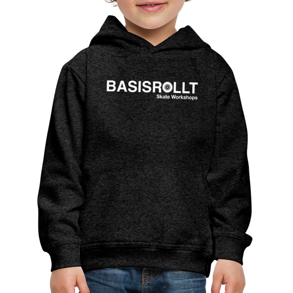 BASISROLLT - Kinder Premium Hoodie - CLEAN&LOVE - Anthrazit