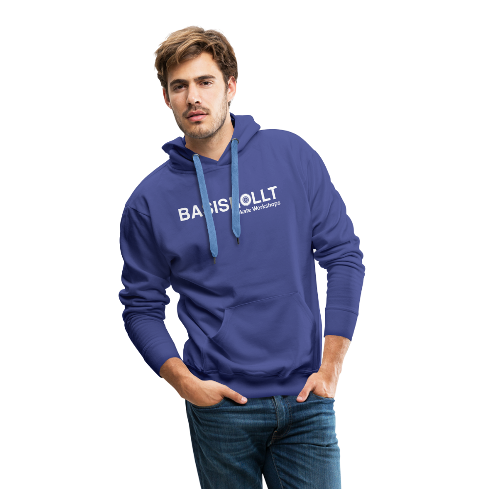 BASISROLLT - Männer Premium Hoodie - Clean&Love - Königsblau