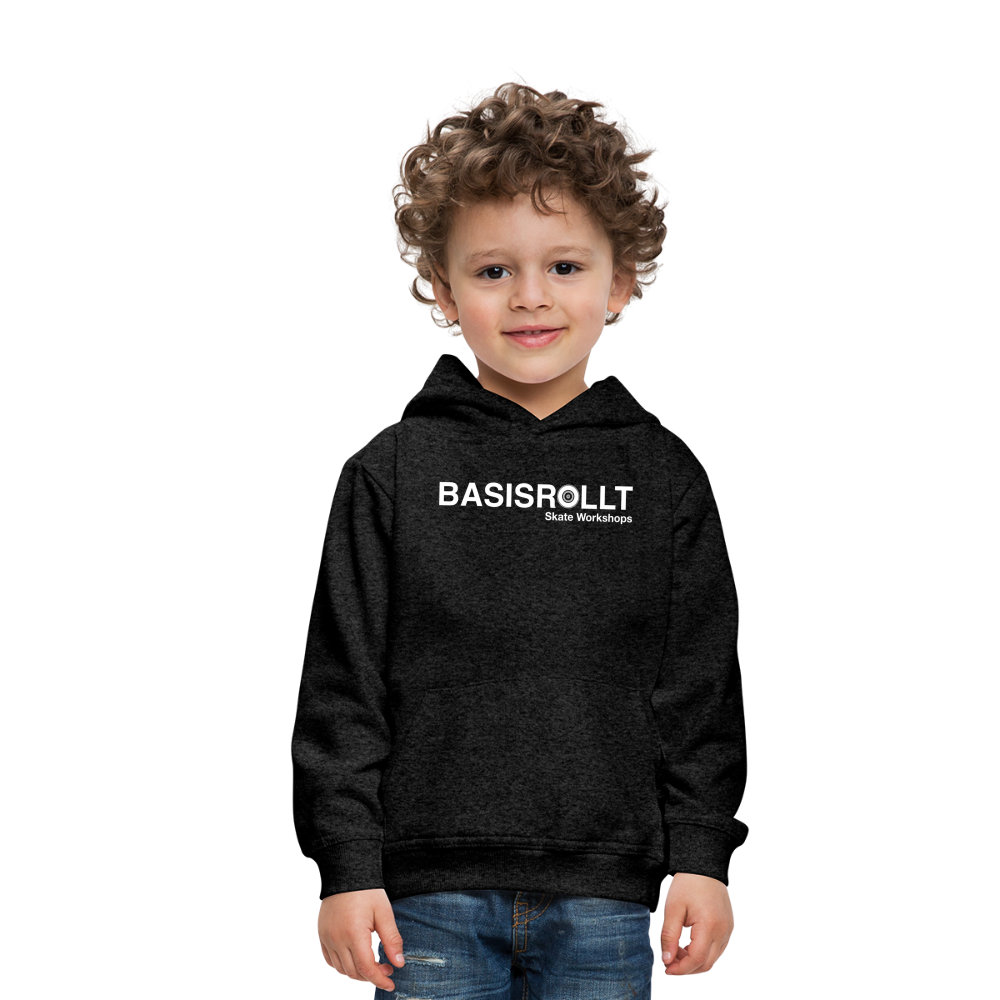 BASISROLLT - Kinder Premium Hoodie - CLEAN&LOVE - Anthrazit