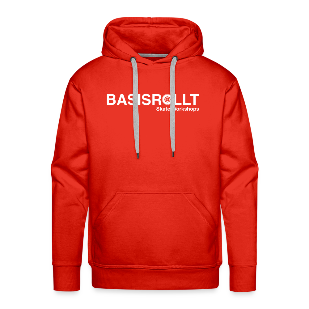 BASISROLLT - Männer Premium Hoodie - Clean&Love - Rot