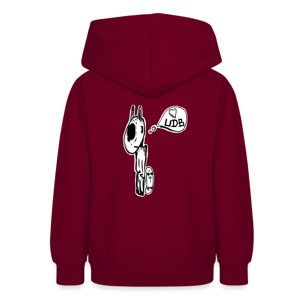 BASISROLLT - Teenager Hoodie - Clean&Love - Bordeaux