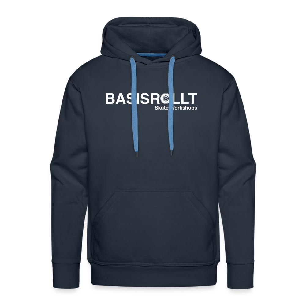 BASISROLLT - Männer Premium Hoodie - Clean&Love - Navy