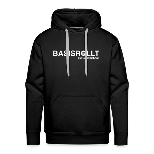 BASISROLLT - Männer Premium Hoodie - Clean&Love - Schwarz