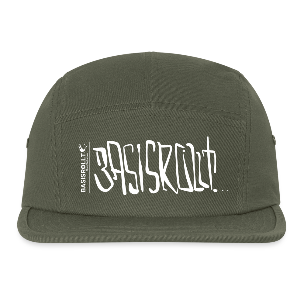 BASISROLLT - Camper Cap - „By Hand“ Logo - Olivgrün