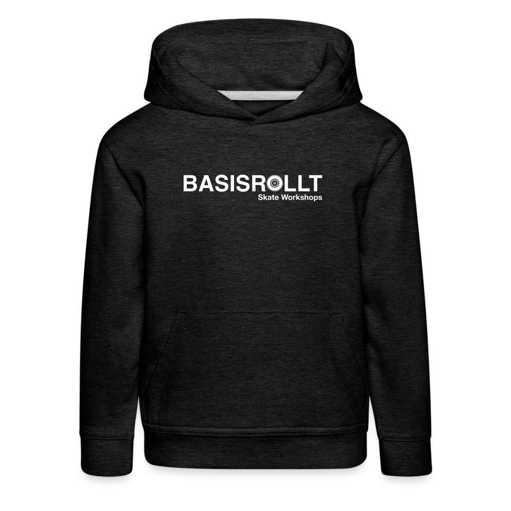 BASISROLLT - Kinder Premium Hoodie - CLEAN&LOVE - Anthrazit