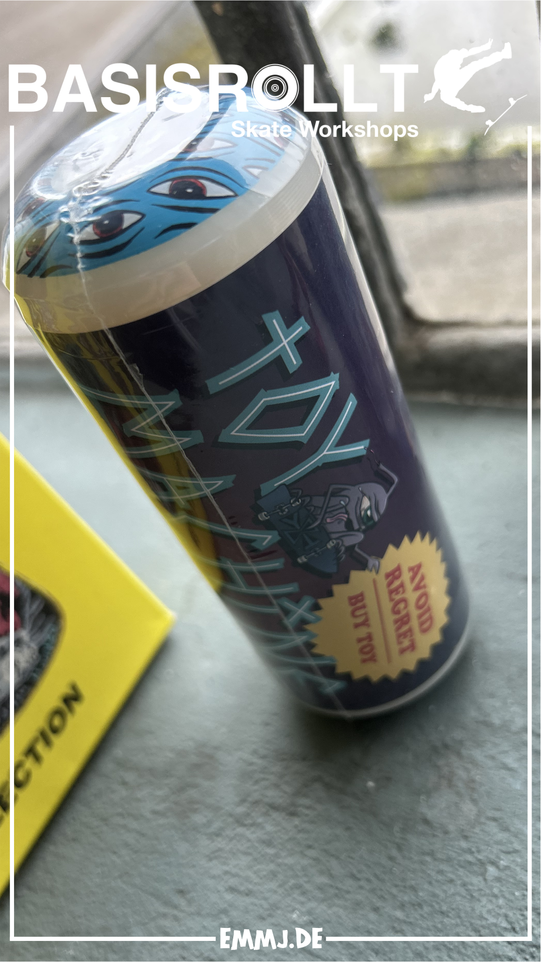 TOY MACHINE ALL SEEING Rollen WHITE BLUE 54MM 100A 4er Set